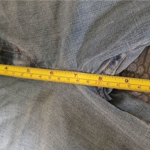 Levis Demi Curve 13 M Full Length Blue Zipper Pockets Women's Jeans - Picture 6 of 8